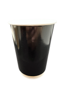 Double Wall Coffee Cup Glossy/Matte Black Set 12oz 90mm Diameter 50pcs/pack (₱9.00/set)