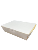 Single Compartment Paper Lunch Box White 900ml 50pcs/pack (₱5.50)