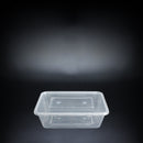 LSP-ZY750 PP Natural Tray with Lid 50pcs/pack