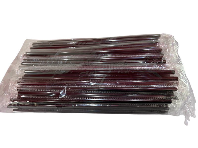 Drinking Straw Individually Wrapped 6mm Diameter x 230mm Length 100pcs/pack (₱0.75/piece)